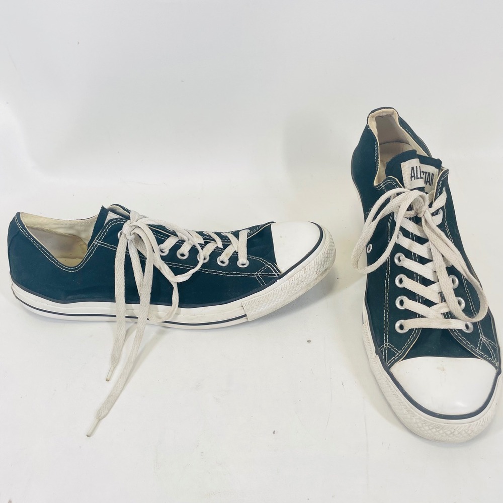 Converse Chuck Taylor All Star Low Top Black Canvas Mens 12 X9166 Sneakers